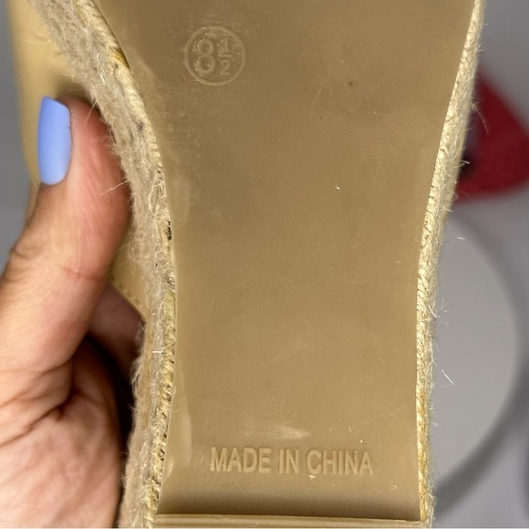 Kelsi Dagger Bianca Wedge Platform Slip-On Sandals Size 8.5 - Picture 9 of 14